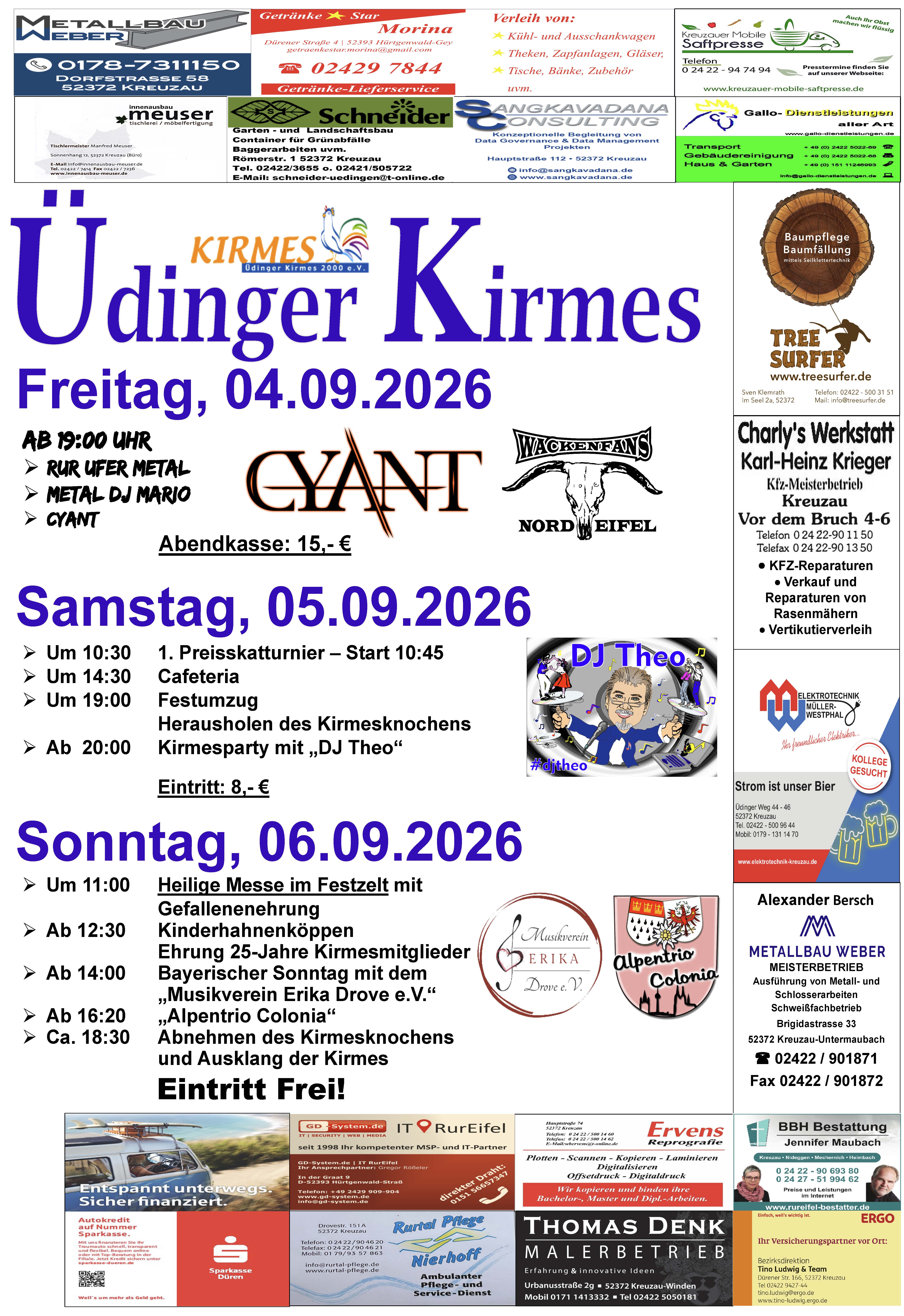 Üdinger Kirmes 2026